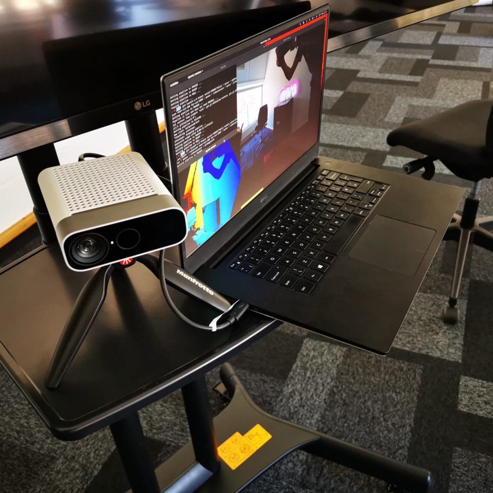 Azure Kinect in Aivero office